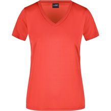 Ladies' Active-V - Funktions T-Shirt für Freizeit und Sport [Gr. L] (grenadine) (Art.-Nr. CA170819)