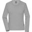 Ladies' Workwear-Longsleeve-T - Strapazierfähiges und pflegeleichtes Langarm Shirt [Gr. S] (grey-heather) (Art.-Nr. CA171021)