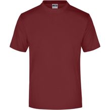 Round-T Medium (150g/m²) - Komfort-T-Shirt aus Single Jersey [Gr. XL] (wine) (Art.-Nr. CA171430)