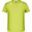 Boys' Basic-T - T-Shirt für Kinder in klassischer Form [Gr. M] (acid-yellow) (Art.-Nr. CA171788)
