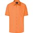 Men's Business Shirt Short-Sleeved - Klassisches Shirt aus strapazierfähigem Mischgewebe [Gr. 6XL] (orange) (Art.-Nr. CA171962)