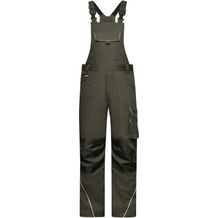 Workwear Pants with Bib - Funktionelle Latzhose im cleanen Look mit hochwertigen Details [Gr. 27] (olive) (Art.-Nr. CA172075)