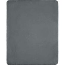 Fleece Blanket - Fleecedecke mit gekettelten Kanten (grey / light-grey) (Art.-Nr. CA172390)