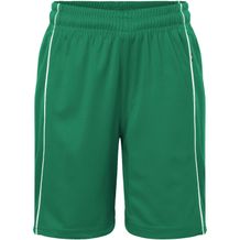Basic Team Shorts Junior - Funktionelle Teamshorts ohne Innenslip [Gr. M] (green/white) (Art.-Nr. CA172601)