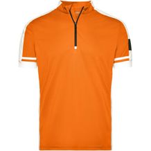 Men's Bike-T Half Zip - Sportives Bike-Shirt [Gr. L] (orange) (Art.-Nr. CA172635)