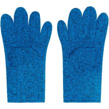 Fleece-Gloves - Pflegeleichte Strickfleece-Handschuhe [Gr. S/M] (royal-melange) (Art.-Nr. CA172821)