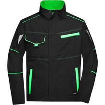 Workwear Jacket - Funktionelle Jacke im sportlichen Look mit hochwertigen Details [Gr. M] (black/lime-green) (Art.-Nr. CA173219)
