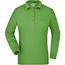 Ladies' Workwear Polo Pocket Longsleeve - Pflegeleichtes und strapazierfähiges Langarm Polo mit Brusttasche [Gr. XS] (lime-green) (Art.-Nr. CA173588)