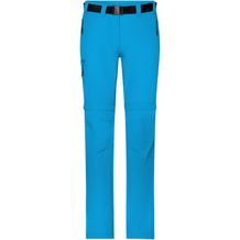 Ladies' Zip-Off Trekking Pants - Bi-elastische Outdoorhose in sportlicher Optik [Gr. M] (bright-blue) (Art.-Nr. CA175004)