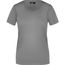 Ladies' Basic-T - Leicht tailliertes T-Shirt aus Single Jersey [Gr. L] (dark-grey) (Art.-Nr. CA175133)