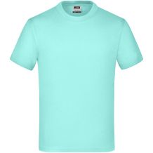 Junior Basic-T - Kinder Komfort-T-Shirt aus hochwertigem Single Jersey [Gr. M] (mint) (Art.-Nr. CA176271)