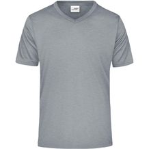 Men's Active-V - Funktions T-Shirt für Freizeit und Sport [Gr. 3XL] (light-melange) (Art.-Nr. CA176783)