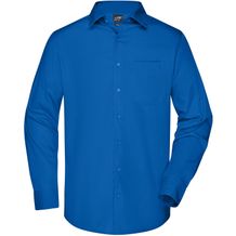 Men's Business Shirt Long-Sleeved - Klassisches Shirt aus strapazierfähigem Mischgewebe [Gr. S] (royal) (Art.-Nr. CA177474)