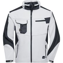Workwear Softshell Jacket - Professionelle Softshelljacke mit hochwertiger Ausstattung [Gr. XXL] (white/carbon) (Art.-Nr. CA179336)