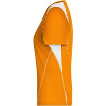 Ladies' Running-T - Atmungsaktives Laufshirt [Gr. M] (weiß / orange) (Art.-Nr. CA179811)