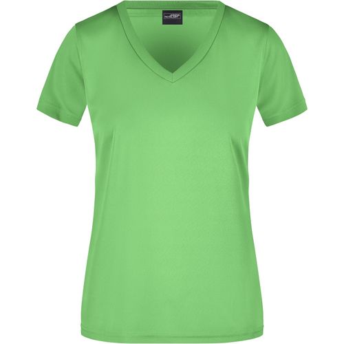 Ladies' Active-V - Funktions T-Shirt für Freizeit und Sport [Gr. 3XL] (Art.-Nr. CA180072) - Feiner Single Jersey
V-Ausschnitt,...