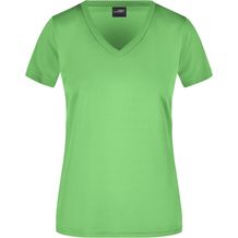 Ladies' Active-V - Funktions T-Shirt für Freizeit und Sport [Gr. 3XL] (lime-green) (Art.-Nr. CA180072)