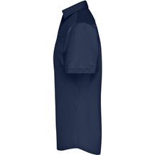Men's Business Shirt Short-Sleeved - Klassisches Shirt aus strapazierfähigem Mischgewebe [Gr. L] (blau) (Art.-Nr. CA180299)