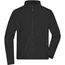 Men's Fleece Jacket - Fleecejacke mit Stehkragen im klassischen Design [Gr. 4XL] (black) (Art.-Nr. CA180484)