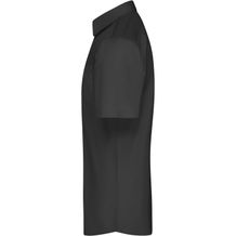 Men's Shirt Shortsleeve Poplin - Klassisches Shirt aus pflegeleichtem Mischgewebe (black) (Art.-Nr. CA180609)