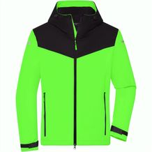Men's Allweather Jacket - Leichte, gefütterte Outdoor Softshelljacke für extreme Wetterbedingungen [Gr. L] (bright-green/black) (Art.-Nr. CA180624)
