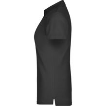 Ladies' Elastic Piqué Polo - Kurzarm Damen Poloshirt mit hohem Tragekomfort [Gr. S] (schwarz) (Art.-Nr. CA180634)