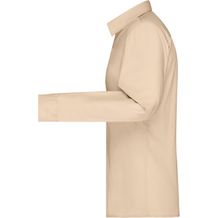 Ladies' Shirt Longsleeve Poplin - Klassisches Shirt aus pflegeleichtem Mischgewebe [Gr. M] (braun / grau) (Art.-Nr. CA180643)