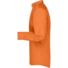 Men's Business Shirt Long-Sleeved - Klassisches Shirt aus strapazierfähigem Mischgewebe [Gr. XL] (orange) (Art.-Nr. CA181057)