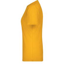 Ladies' Basic-T - Leicht tailliertes T-Shirt aus Single-Jersey [Gr. L] (gelb) (Art.-Nr. CA181222)