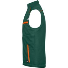 Workwear Softshell Padded Vest - COLOR - - Funktionelle Softshell Weste mit warmem Innenfutter [Gr. XXL] (grün / orange) (Art.-Nr. CA181576)