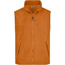 Fleece Vest - Wärmende Weste in schwerer Fleece-Qualität [Gr. M] (orange) (Art.-Nr. CA181926)