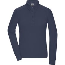 Ladies' Workwear-Longsleeve Polo - Strapazierfähiges und pflegeleichtes Langarm Polo [Gr. XXL] (navy) (Art.-Nr. CA182561)