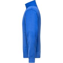 Workwear Sweat Jacket - Sweat-Jacke mit Stehkragen und Reißverschluss [Gr. M] (blau) (Art.-Nr. CA182755)