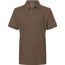 Classic Polo Junior - Hochwertiges Polohemd mit Armbündchen [Gr. S] (Brown) (Art.-Nr. CA183745)