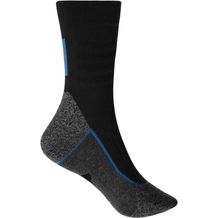 Worker Socks Cool - Funktionelle Socke für Damen und Herren (black / royal) (Art.-Nr. CA184017)