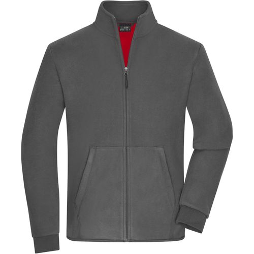 Men's Bonded Fleece Jacket - Fleecejacke mit kontrastfarbiger Innenseite [Gr. S] (Art.-Nr. CA184360) - 2-Lagen Fleece mit Anti-Pilling Ausrüst...