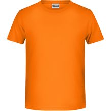 Boys' Basic-T - T-Shirt für Kinder in klassischer Form [Gr. L] (orange) (Art.-Nr. CA184732)