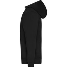 BIO Workwear-Half Zip Hoody - Sweatshirt mit Kapuze und Reißverschluss [Gr. L] (schwarz) (Art.-Nr. CA185173)