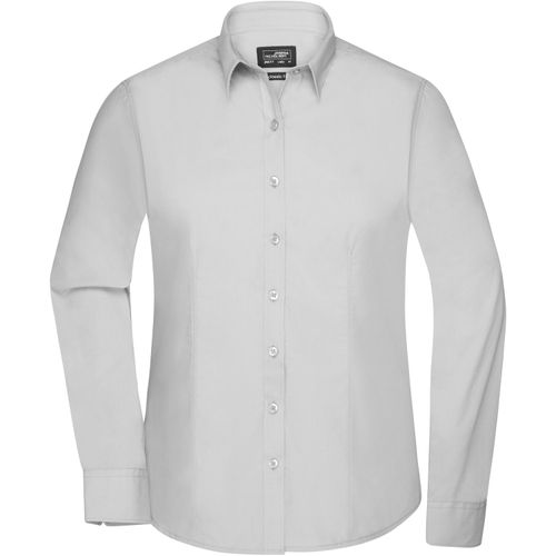 Ladies' Shirt Longsleeve Poplin - Klassisches Shirt aus pflegeleichtem Mischgewebe [Gr. S] (Art.-Nr. CA185282) - Popeline-Qualität mit Easy-Care-Ausrüs...