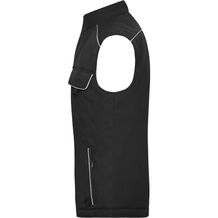 Workwear Softshell Padded Vest - Professionelle Softshellweste mit warmem Innenfutter und hochwertigen Details im cleanen Look (black) (Art.-Nr. CA185485)