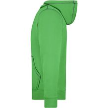Men's Lifestyle Hoody - Kapuzensweat mit modischen Kontrastnähten [Gr. XXL] (blau / grün) (Art.-Nr. CA185619)