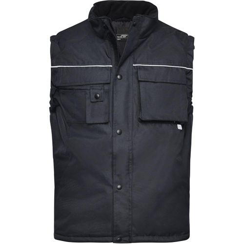 Workwear Vest - Robuste, wattierte Weste [Gr. XXL] (Art.-Nr. CA185664) - Wind-, wasser- und schmutzabweisend...
