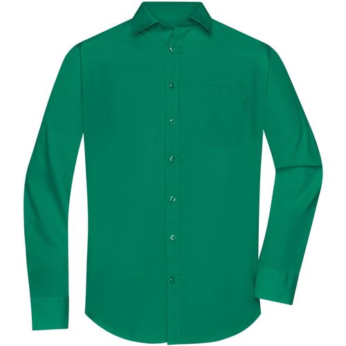 Men's Shirt Longsleeve Poplin - Klassisches Shirt aus pflegeleichtem Mischgewebe [Gr. L] (Art.-Nr. CA185925) - Popeline-Qualität mit Easy-Care-Ausrüs...