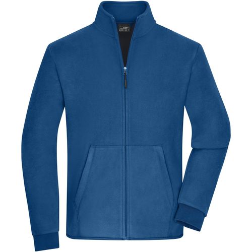 Men's Bonded Fleece Jacket - Fleecejacke mit kontrastfarbiger Innenseite [Gr. 3XL] (Art.-Nr. CA186020) - 2-Lagen Fleece mit Anti-Pilling Ausrüst...