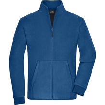 Men's Bonded Fleece Jacket - Fleecejacke mit kontrastfarbiger Innenseite [Gr. 3XL] (royal/navy) (Art.-Nr. CA186020)