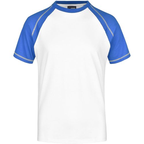 Men's Raglan-T - T-Shirt in sportlicher, zweifarbiger Optik [Gr. M] (Art.-Nr. CA186341) - Hochwertiger Single-Jersey
Gekämmte...