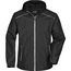 Men's Rain Jacket - Sportliche, funktionale Outdoorjacke [Gr. M] (black/silver) (Art.-Nr. CA186581)