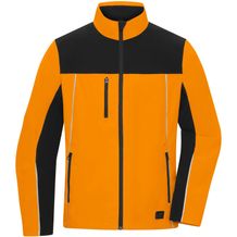 Signal-Workwear Jacket - Leichte, elastische Jacke in Signalfarbe [Gr. XS] (neon-orange/black) (Art.-Nr. CA186738)