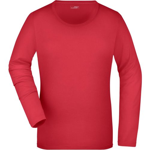 Ladies' Stretch Shirt Long-Sleeved - Langarm Shirt aus weichem Elastic-Single-Jersey [Gr. L] (Art.-Nr. CA186836) - Gekämmte, ringgesponnene Baumwolle
Lock...