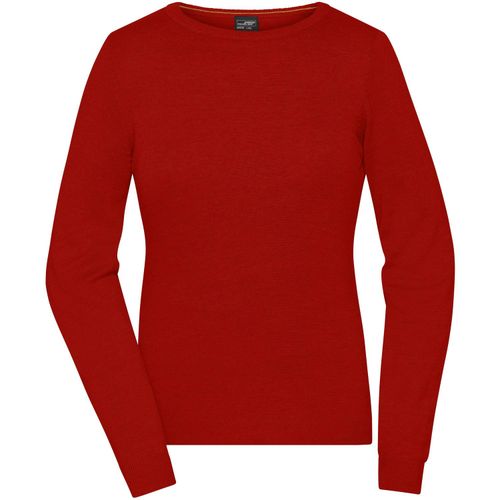 Ladies' Round-Neck Pullover - Klassischer Baumwoll-Pullover [Gr. S] (Art.-Nr. CA188441) - Leichte Strickqualität
Rundhals-Ausschn...
